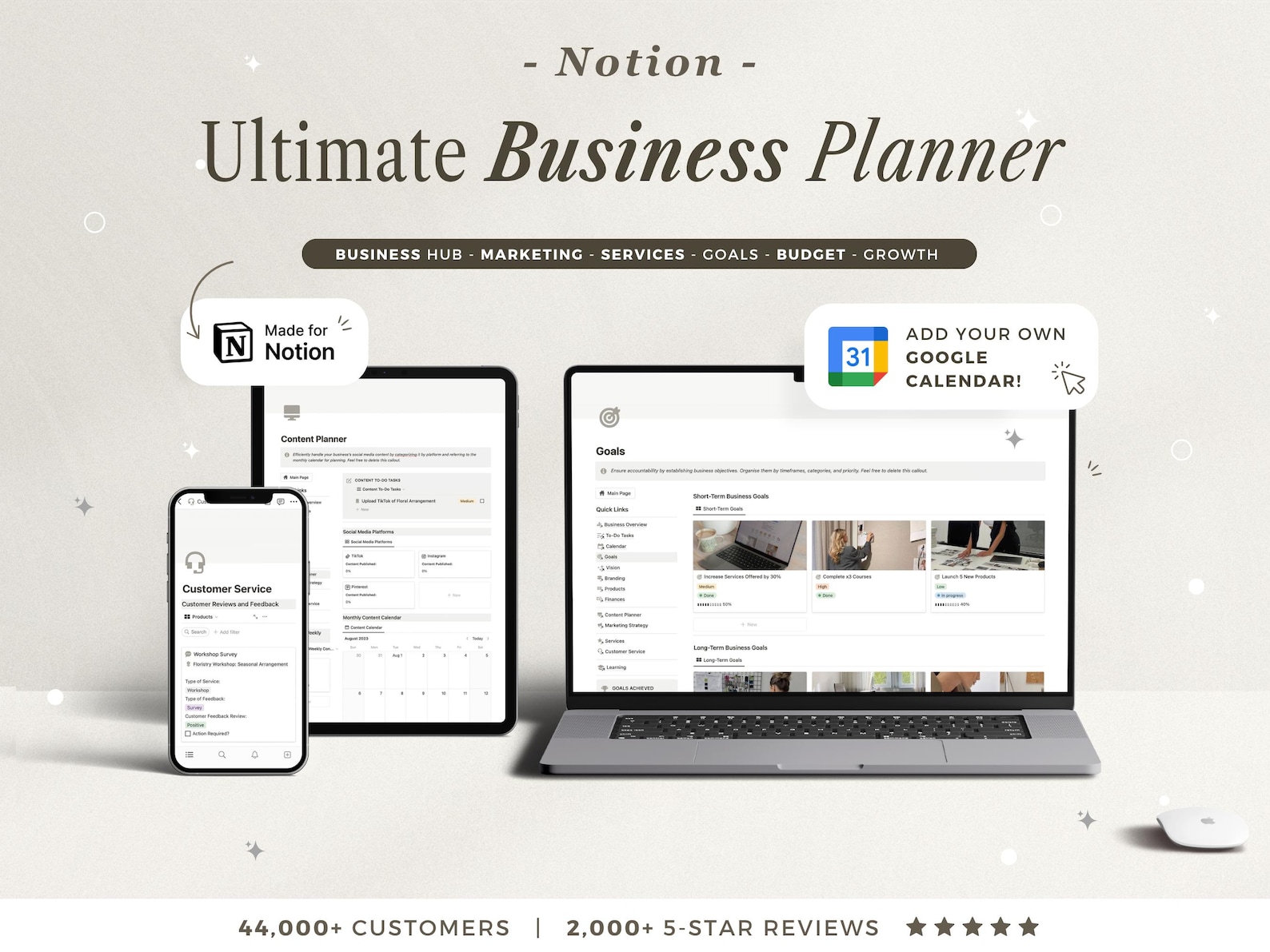 Notion Template Business Planner Notion Business Template Notion ...