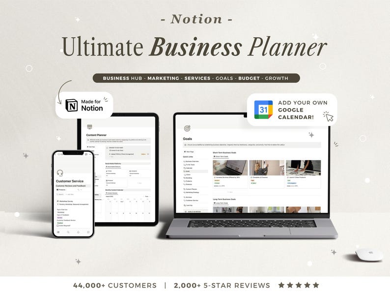 Notion Template Business Planner Notion Business Template Notion ...