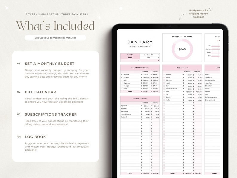 Monthly Budget Spreadsheet Google Sheets Monthly Budget Planner Bill ...