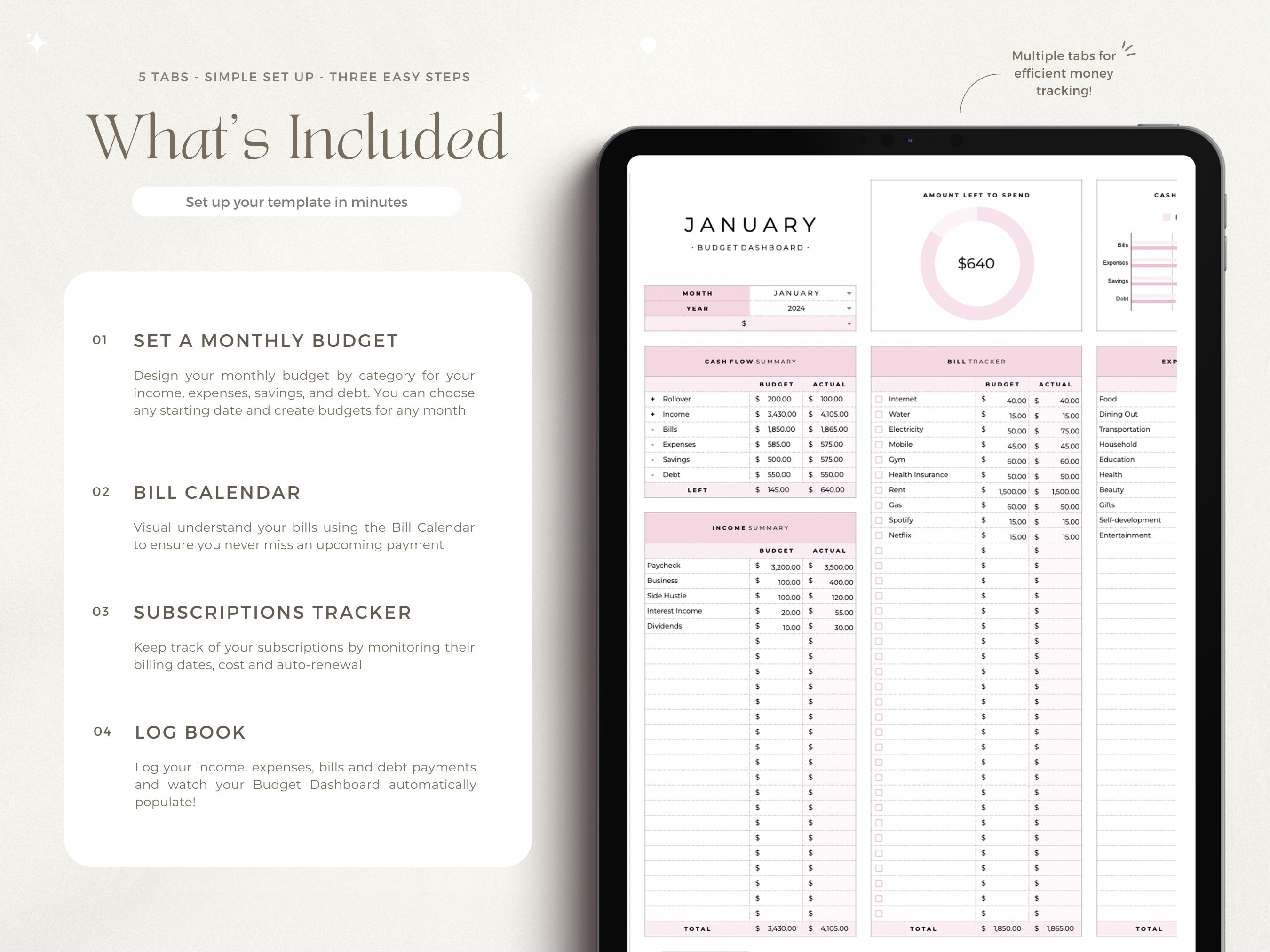 Monthly Budget Spreadsheet Google Sheets Monthly Budget Planner Bill ...
