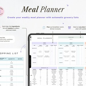 Editable ADHD Planner Google Sheets Digital Productivity Spreadsheet ...