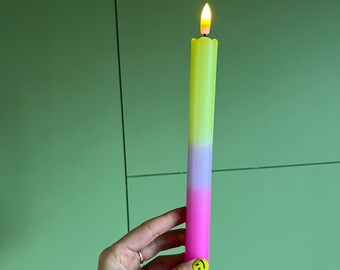 Dip-Dye LED Candles with Timer: Esther favourite