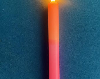Dip-Dye LED-ljus med timer: Orange/Rosa