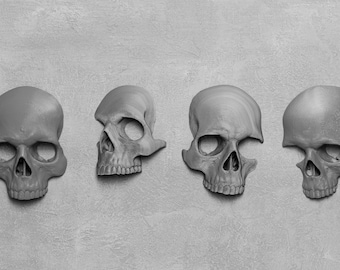 Skull Wall Decor, Skull Wall Art, Halloween Decor, Gothic Home Decor, Gift for Skull Lover