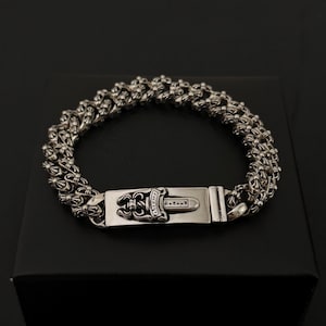 Dolch und Kreuz Armband Chs