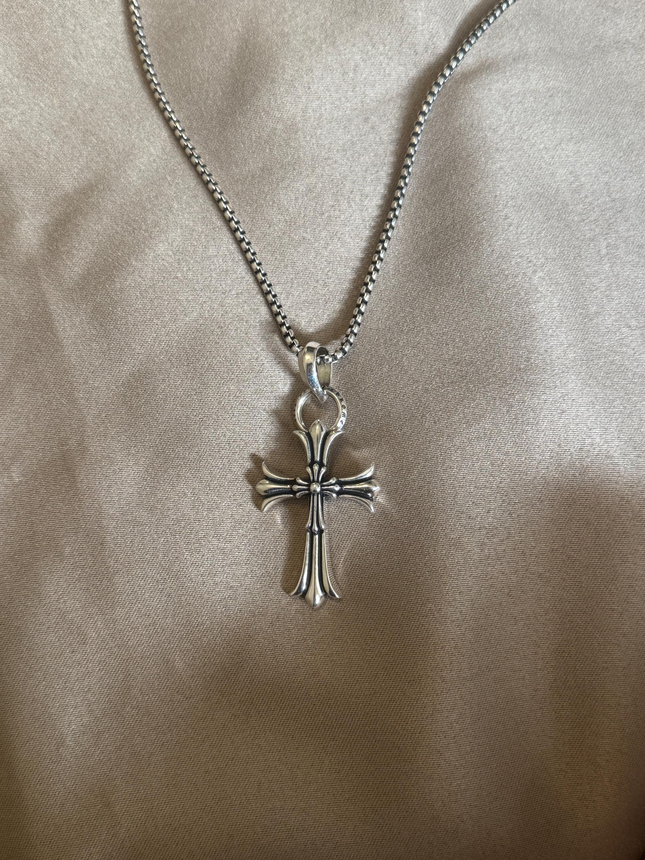 Big Chrome Hearts Cross Pendant - Etsy