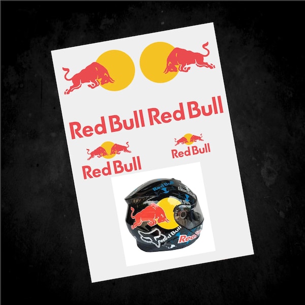 Red Bull Sticker Etsy