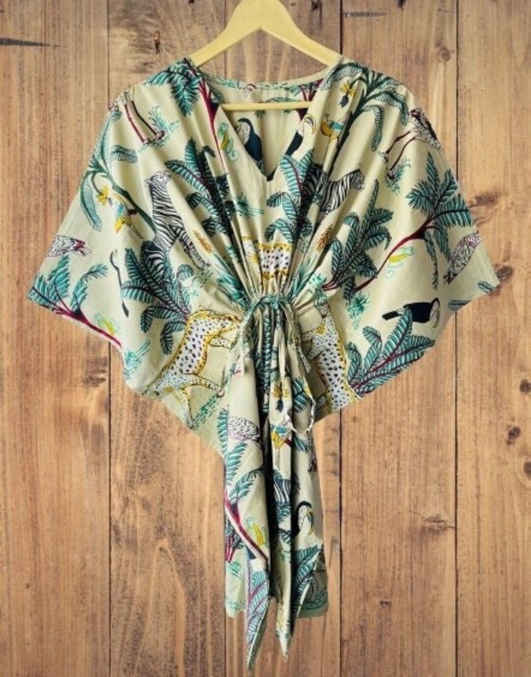 Vivo Chidii Maxi Kaftan - Hunters / Black Sidi Print main image 0