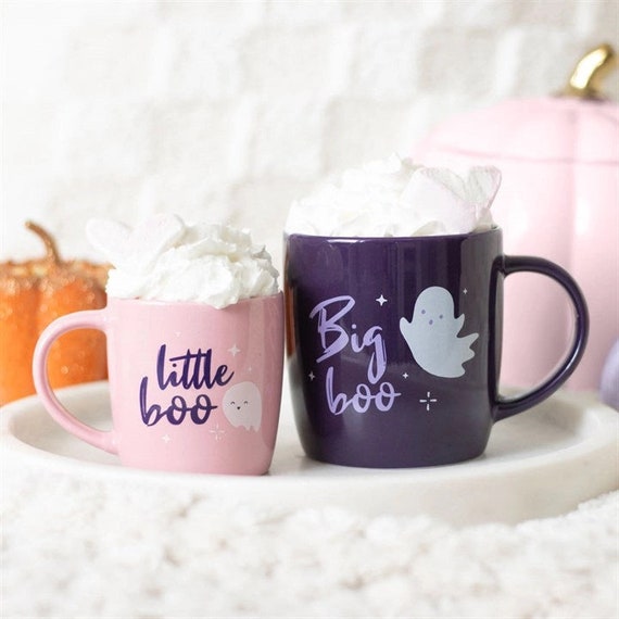 Big Boo Little Boo Halloween Tassen Set Etsy