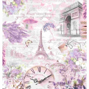 Papel de arroz París Papel de arroz A3 para decoupage Papeles de arroz únicos
