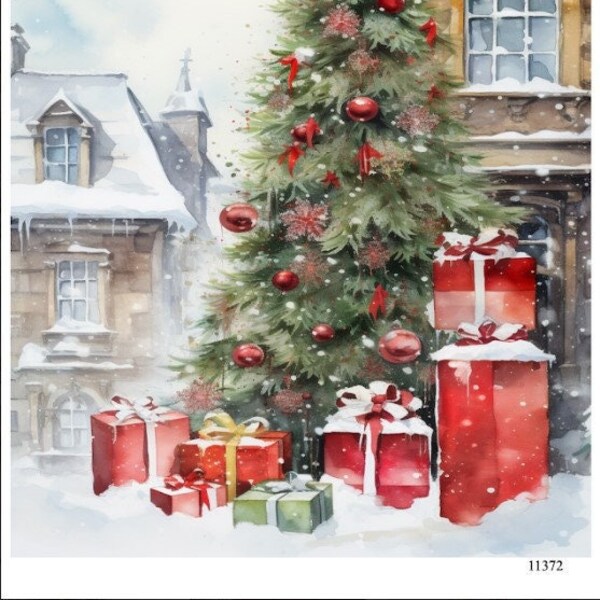 Christmas Rice Paper - Etsy