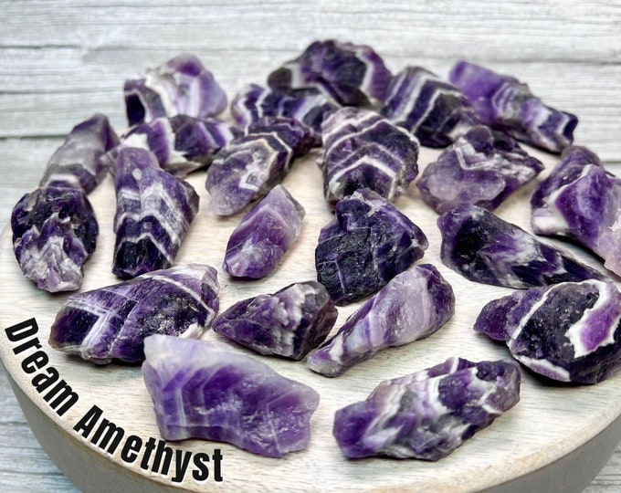 Dream Amethyst Raw Stone, Chevron Amethyst Raw Stone, Zebra Amethyst, Dream Amethyst Rough Stone