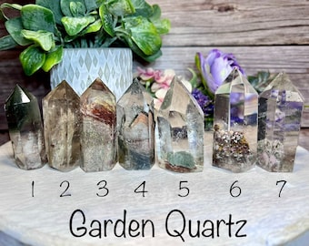 Garden Quartz Tower, Lodolite, Garden Quartz, Inclusion Quartz (8)