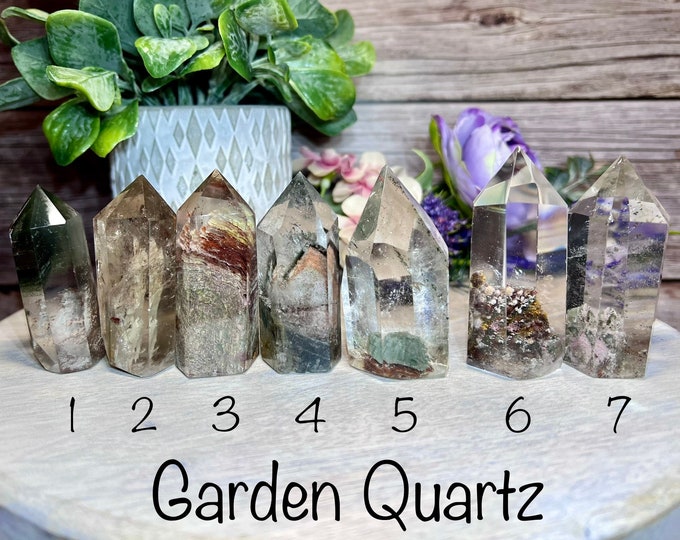 Garden Quartz Tower, Lodolite, Garden Quartz, Inclusion Quartz (8)
