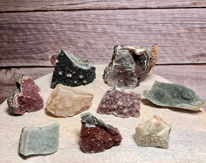 Druzy Amethyst, Druzy Rainbow Amethyst, Small Druzy Amethyst Chunks