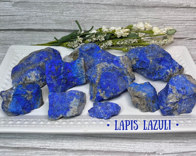 Lapis Lazuli, Lapis Lazuli Raw Stone, Lapis Lazuli Rough Stone, Lapis Lazuli with Pyrite