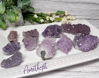Druzy Amethyst, Druzy Raw Amethyst, Small Druzy Amethyst Pieces