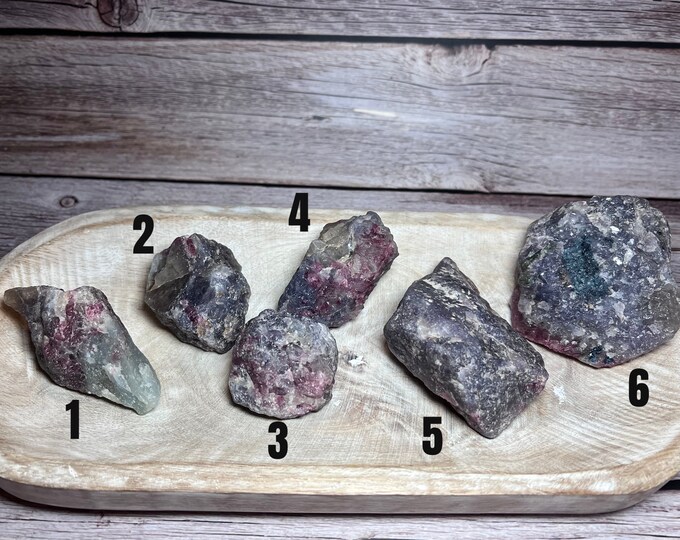 Raw Unicorn Stone, Pink Tourmaline, Lepidolite, Mica, Unicorn Stone, Raw Stone - You Choose!