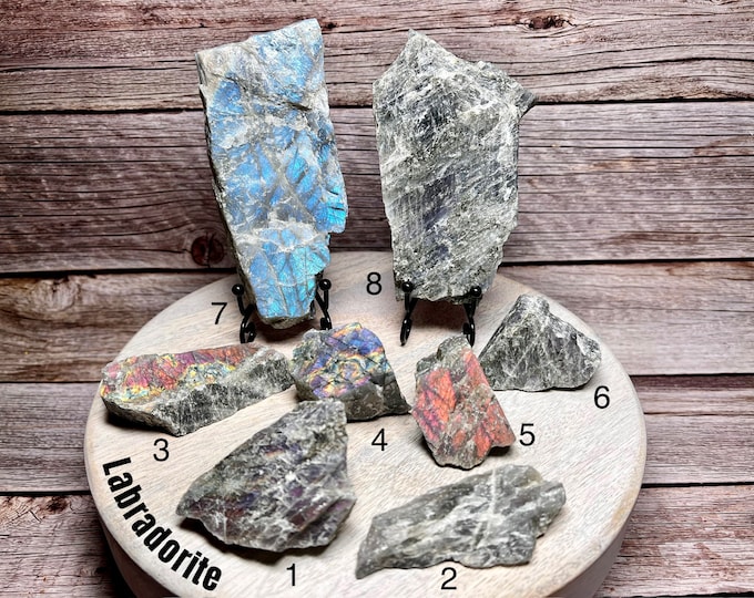 Raw Labradorite Stone, Labradorite Raw Stone, Labradorite Crystal, Crystal Raw Stone, Strength - Transformation - Intuition