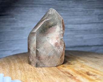 Pink Garden Quartz Tower Freeform with Phantom, Lodolite Quartz, Garden Quartz Freeform with Phantom (18)