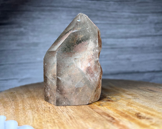 Pink Garden Quartz Tower Freeform with Phantom, Lodolite Quartz, Garden Quartz Freeform with Phantom (18)