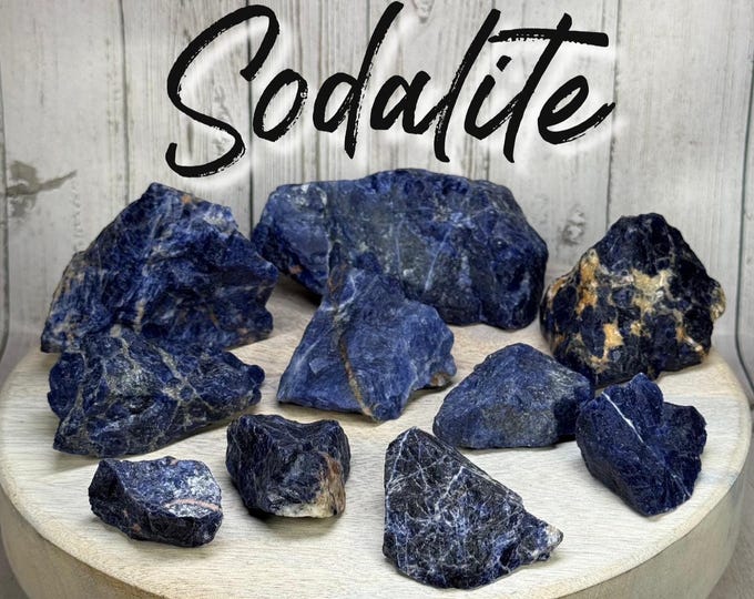 Sodalite Raw Stone, Sodalite Raw Crystal, The Stone of Awakening