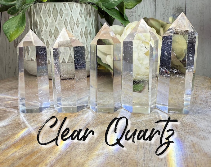 Clear Quartz, Small Clear Quartz Tower, Clear Quartz Point