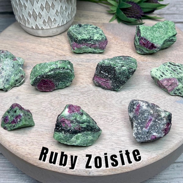 Ruby Zoisite Raw Stone, Ruby in Zoisite, Anyolite Raw Stone, Ruby Zoisite Rough Stone, UV Reactive