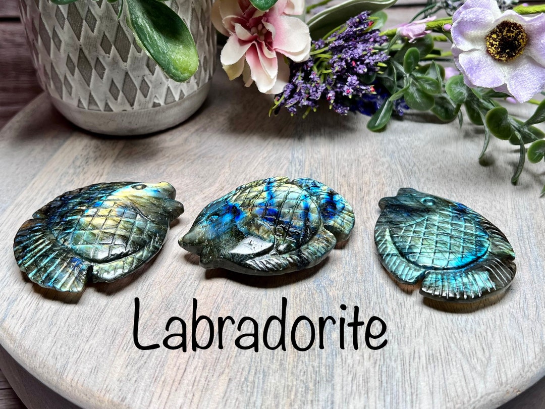 Labradorite Fish Carving, Fish Carving, Crystal Fish Carving, Polished ...