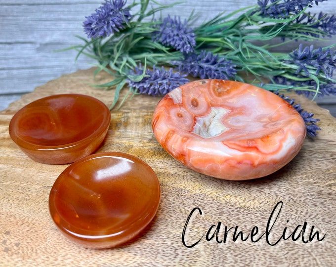 Carnelian Bowl, Carnelian Dish, Druzy Carnelian Bowl, Hand Carved