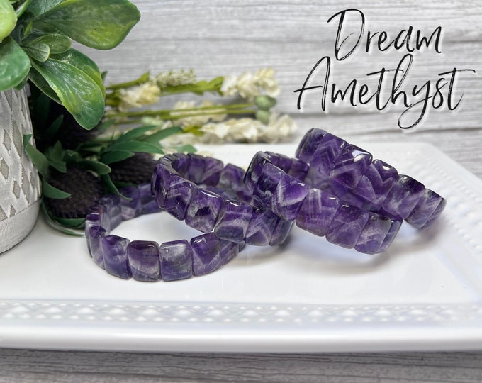 Dream Amethyst Bracelet, Dream Amethyst Soft Bangle Bracelet, Chevron Amethyst Bracelet, Amethyst Soft Bangle Bracelet