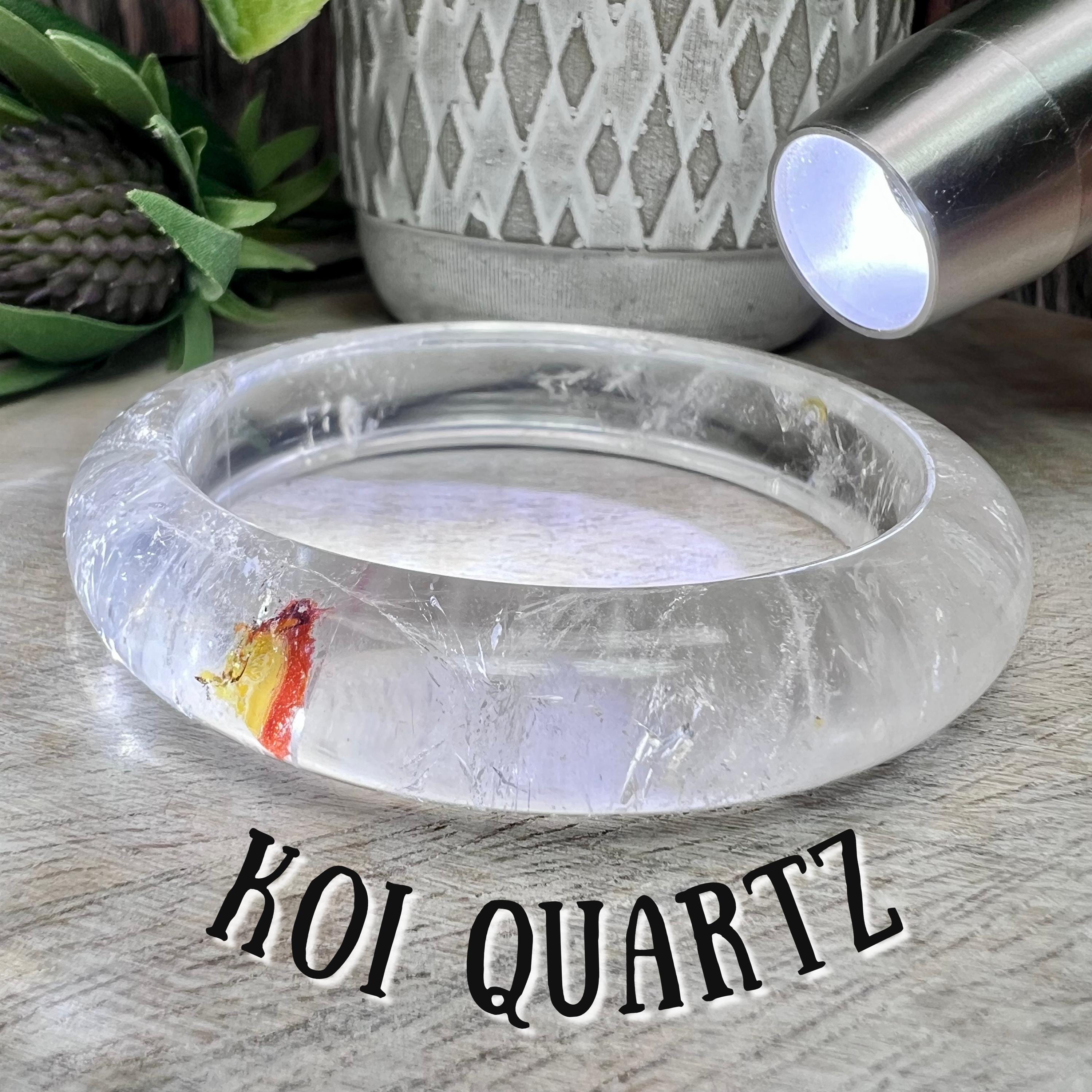 Koi Hematoid Quartz - Etsy Koi Hematoid Quartz - Etsy