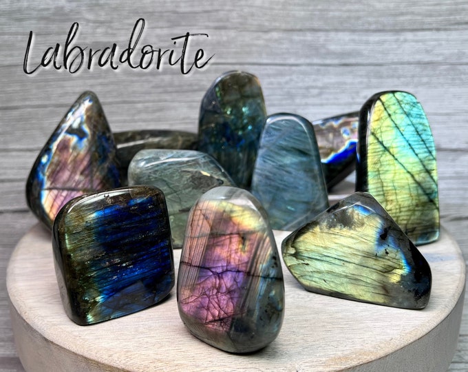 Labradorite Freeform, Flashy Labradorite Freeform, Labradorite Freeform Palm, Labradorite Crystal, The Stone of Transformation and Change