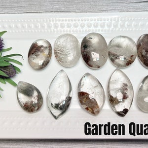 Garden Quartz Palm Stones, Lodolite Palm Stones, Garden Quartz Palms, Inclusion Quartz (1)