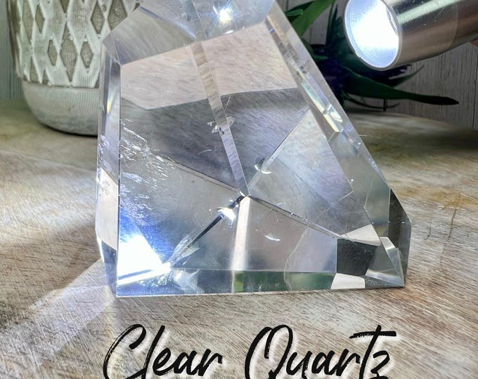Clear Quartz Freeform, Clear Quartz Crystal, Master Healer Crystal - Mental Clarity - Protection