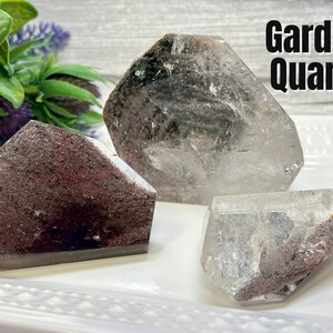 Purple Garden Quartz Freeform, Lodolite, Garden Quartz Tower, Inclusion Quartz (28)