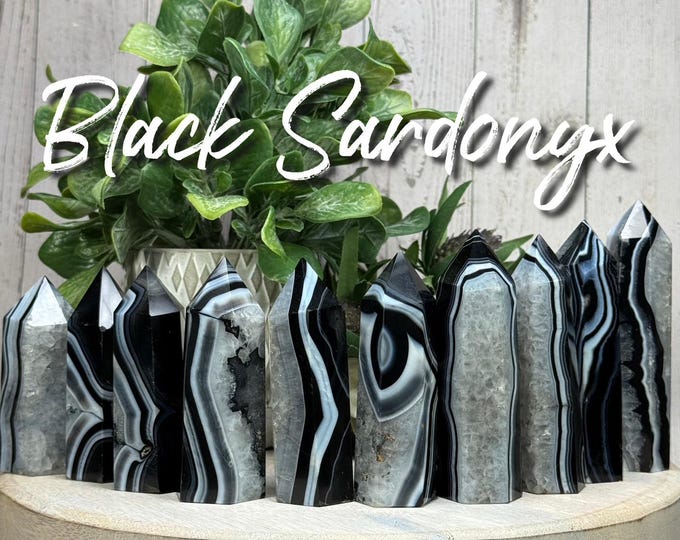 Black Sardonyx Tower, Black Sardonyx Point, Root Chakra