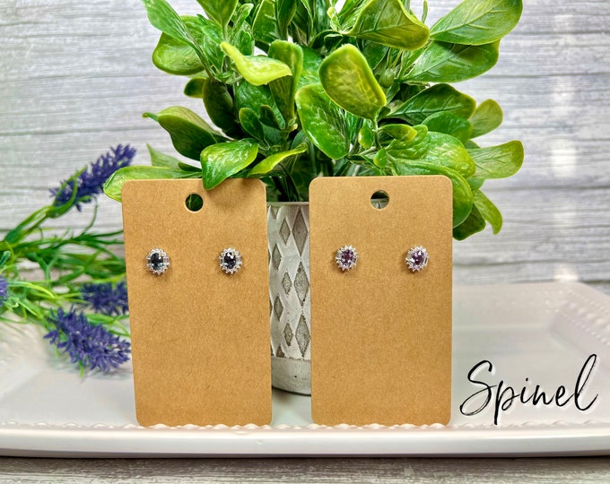 Beautiful Spinel Earrings, Spinel Gemstone, Spinel Jewelry, 925 Sterling Silver