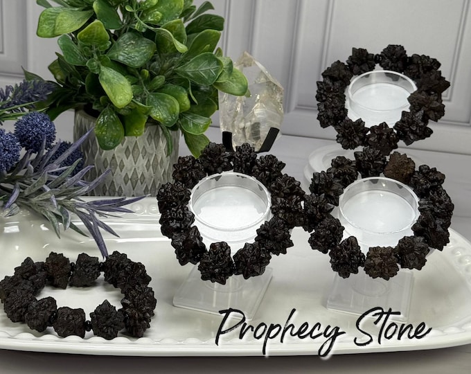 Unique Prophecy Stone Bracelet, Statement Bracelet or Intention Bracelet (to Display), Provides Clarity & Facilitates Spiritual Growth