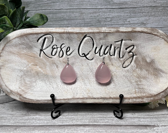 Beautiful Rose Quartz Pendant, Rose Quartz Jewelry, Pink Crystal Pendant, 925 Silver Pendant