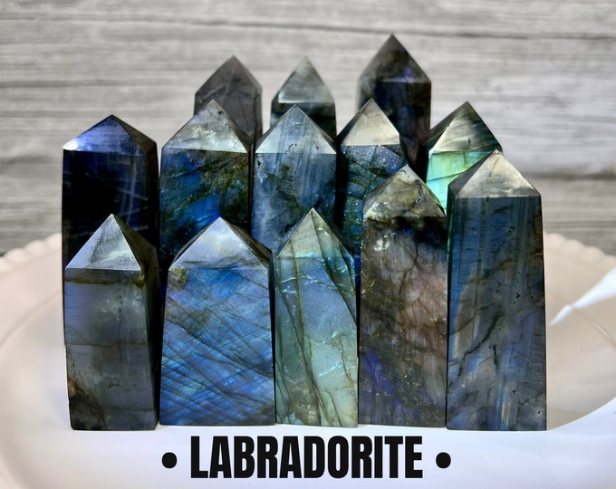 Labradorite Tower, Small Labradorite Tower, Flashy Labradorite Tower, Labradorite Crystal, Beautiful Flash (2)