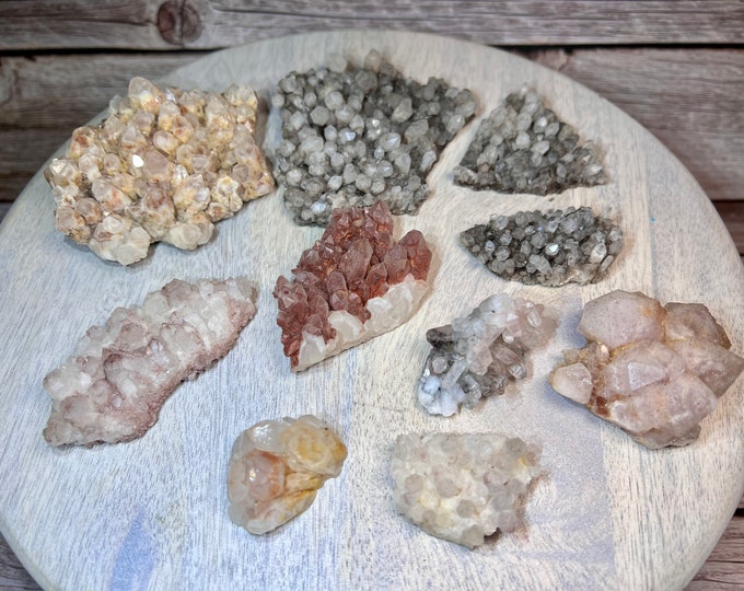 Pineapple Quartz Cluster, Pineapple Quartz, Quartz Cluster, Pineapple Quartz Specimen, Raw Stone