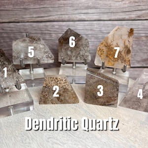 Dendritic Quartz Freeform, Freeform Carving, Inclusion Quartz, Dendritic Quartz