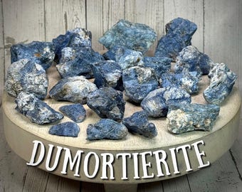 Dumortierite Raw Stone, Dumortierite Stone, Dumortierite Rough Stone, Stone of Support