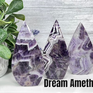 Dream Amethyst Freeform, Dream Amethyst Flame, Dream Amethyst Freeform Flame, Dream Amethyst Crystal, Chevron Amethyst