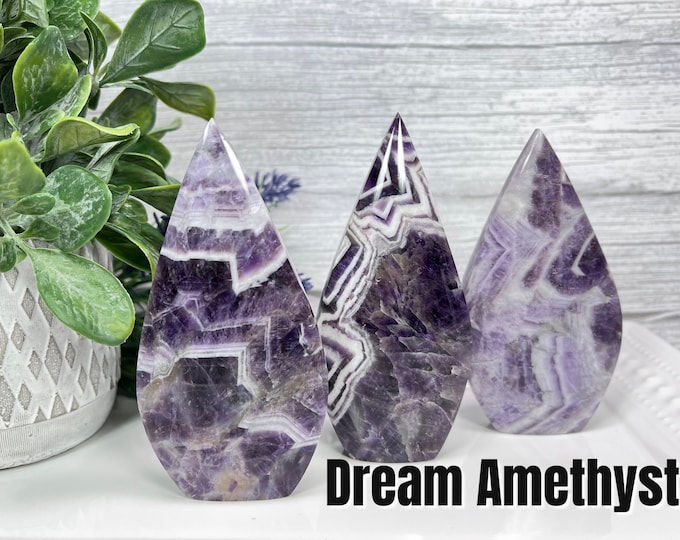 Dream Amethyst Freeform, Dream Amethyst Flame, Dream Amethyst Freeform Flame, Dream Amethyst Crystal, Chevron Amethyst