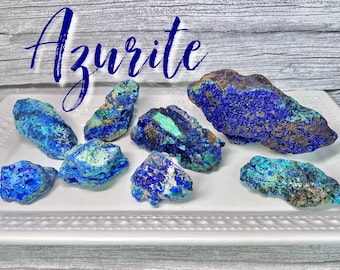 Azurite Malachite Specimen, Sparkly Druzy Azurite, Azurite and Malachite, Stone of Heaven