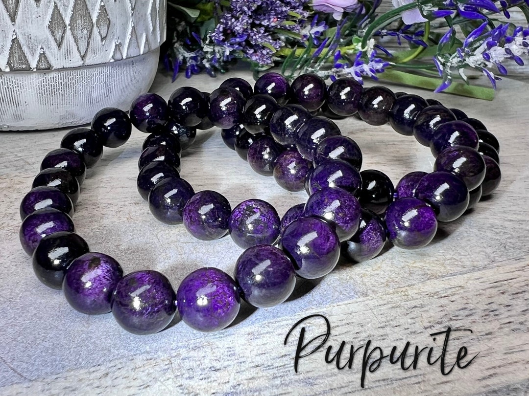 Purple Galaxy Silver Airplane Beads Bracelet – Shop Trendys