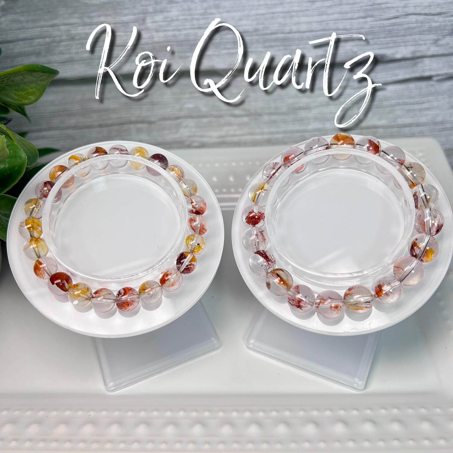Koi Hematoid Quartz - Etsy Koi Hematoid Quartz - Etsy