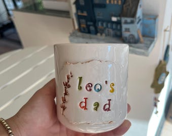 PREORDER Customizable ColorFul Letter Travel Mug